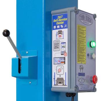 Twin Busch 2 Säulen Hebebühne TW242M 4.2t – BASIC LINE – halbautomatische Entriegelung
